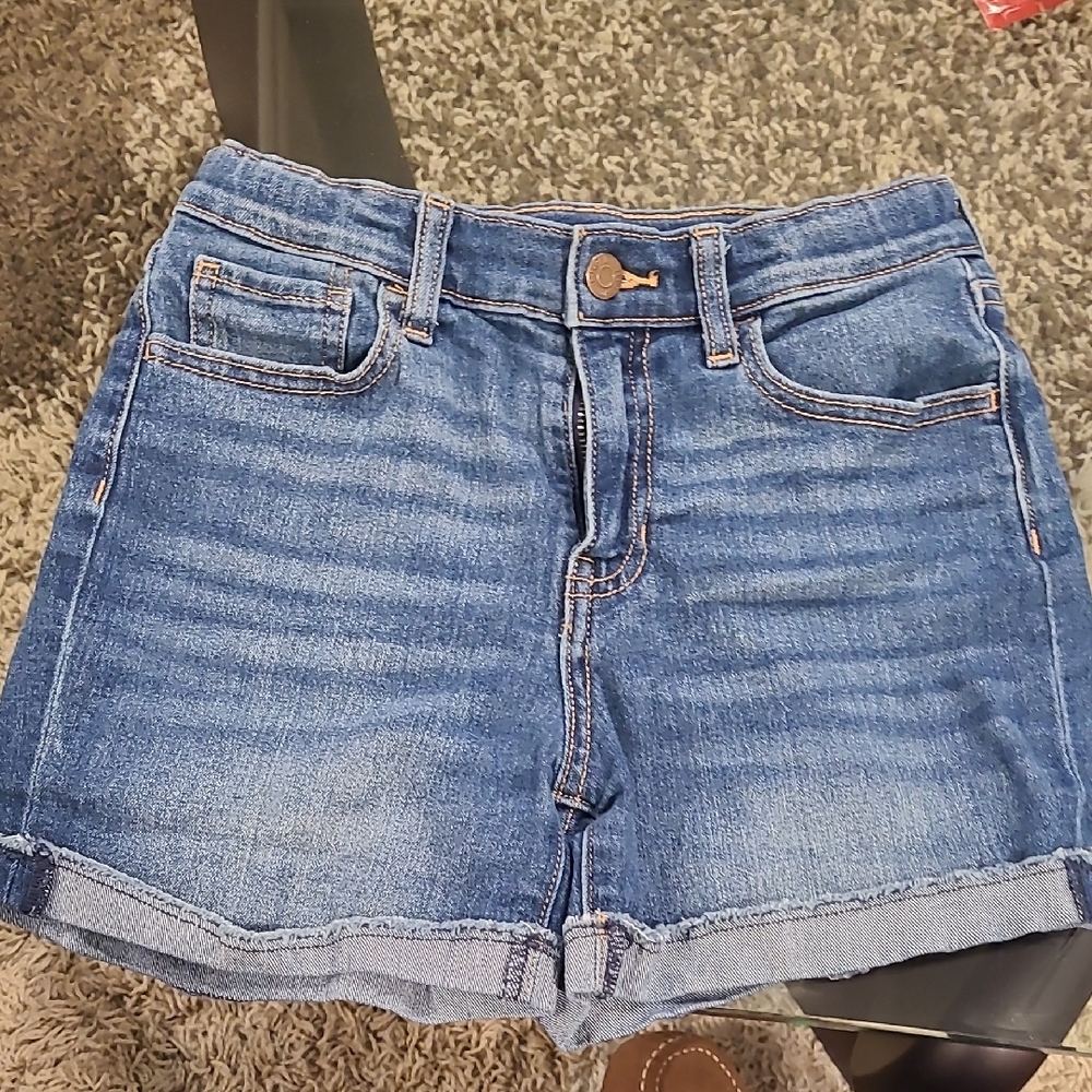 Old Navy Blue High-Rise Shorts